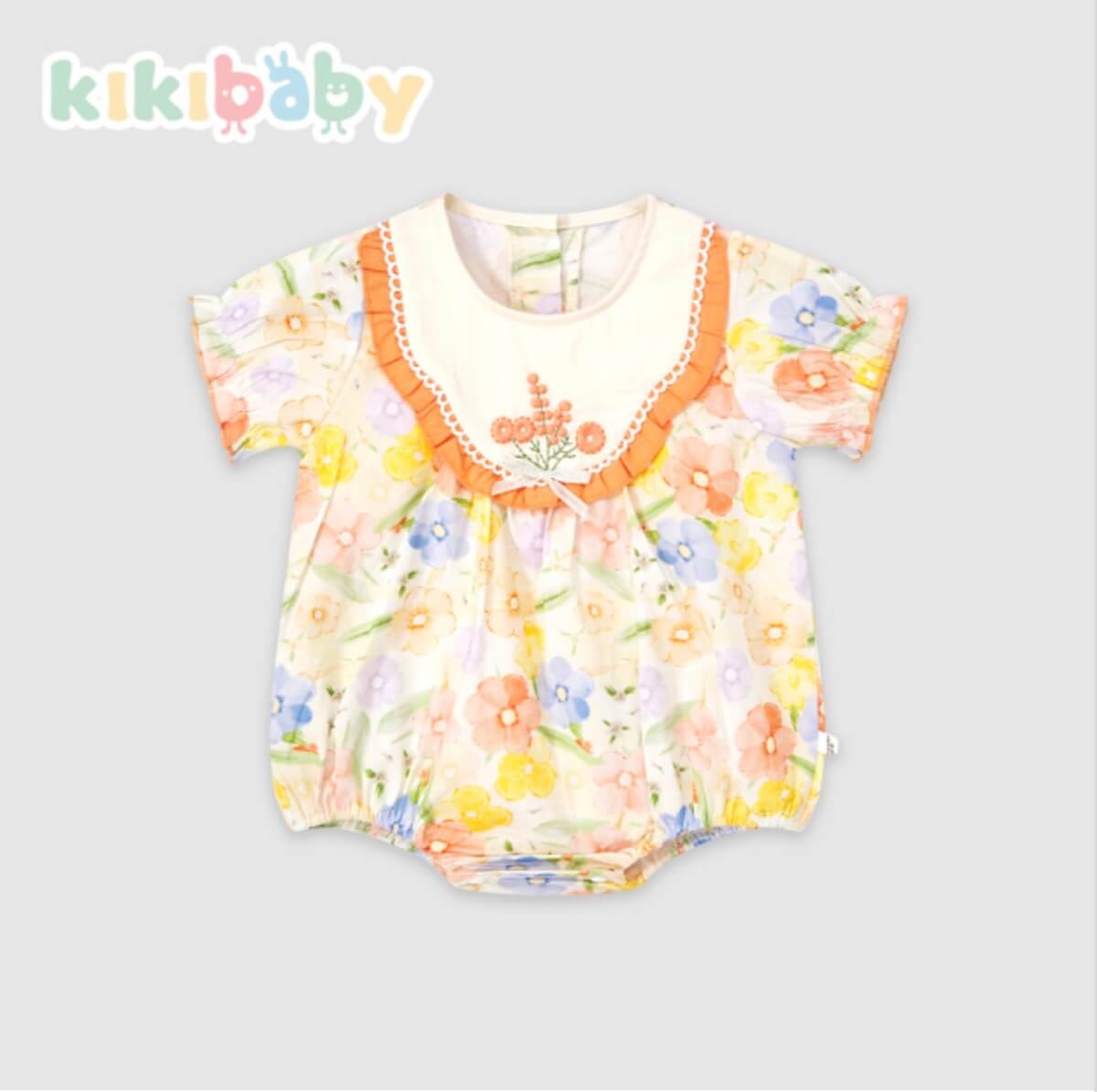 Peach Blossom Baby Romper