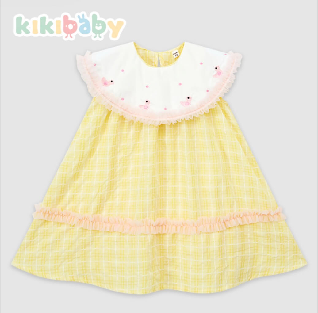 Sunny Bird Ruffle Dress