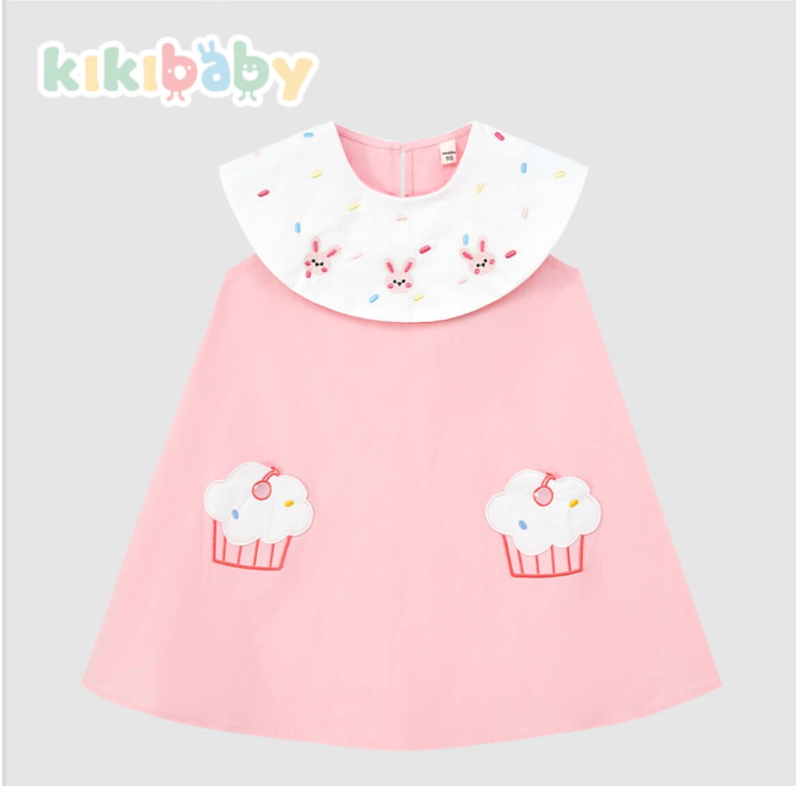 Pink Cupcake & Bunny Dress